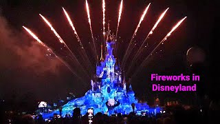 Disneyland in the Night | Night event in Disneyland | Fireworks in Disneyland