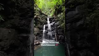 Sapphire Waterfall, Blanchisseuse, Trinidad 🇹🇹 #drone #dji #iphone15promax #explore