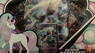 Pulling a $100 card in Galarian Rapidash V box!!