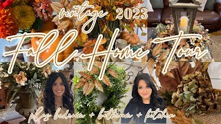 2023 FALL🍂 VINTAGE HOME TOUR || BONUS 🍂 BEDROOM + BATHROOM + KITCHEN || SIMPLE COZY🍂  FALL DECOR