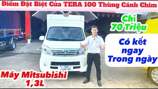 Điểm đặt biệt tera 100 thùng kín bán hàng lưu động | Động cơ mitsubishi siêu tiết kiệm nguyên liệu