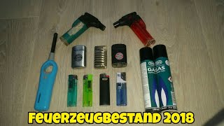 Mein Feuerzeugbestand 2018🔥| PyroFreak 1