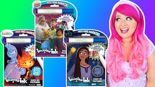 Coloring Disney Wish, Elemental & Strange World Magic Ink Coloring & Activity Books | Imagine Ink