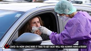 COVID-19: How long does it take to get sick? Will you always have a fever?