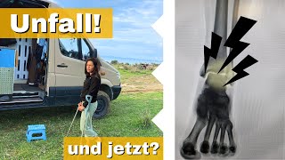 Fuß gebrochen?? 🏥 War's das jetzt mit Vanlife ? | Griechenland | Albanien | Vlog 23