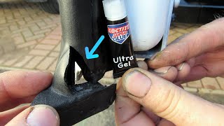 How to fix ripped, cut or torn car van door weather seal strips with Loctite Super Glue Ultra Gel