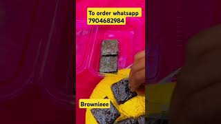 Wait till end✨🎉 Brownie lovers offers💯😀 #shortsfeed #funny #brownie#homemadebrownies #parthisusi