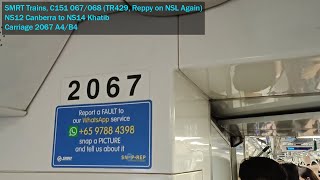 [Reppy on NSL Again] SMRT Trains - KHI C151 [067/068] [Canberra → Khatib]