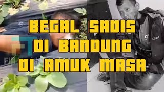 Begal sadis berhasil ditangkap setelah tusuk Korban sebanyak 10 kali || Ojol langsung geram