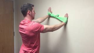 Scapular Stabilization: Wall Clocks - side view