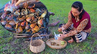 Eating Relaxing Natural | Mukbang Cook Field Crab With A Relaxed Natural Voice