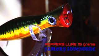 Popper lures