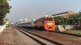 TEST RUN DHL9002 LOCOMOTIVE WITH PNR COACH FROM INDONESIA