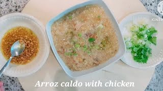 How to make Arroz caldo with chicken recipe and Fried rice recipe#two  delicious recipe for today