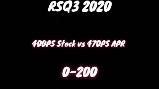 RSQ3 Stock | 400PS | vs | RSQ3 APR | 470PS | 0-200 |