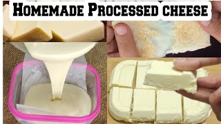 How to Make Processed Cheese at Home | Homemade Cheese Recipe ! No Rennet