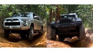 4Runner and Jeep @ Barnwell Mountain, Gilmer TX