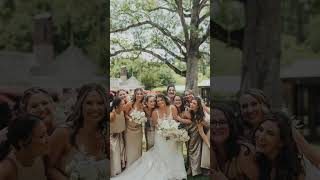 All white bouquet wedding