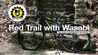 Red trail ride with Wasabi