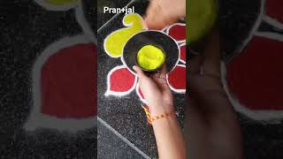 🪔Diwali simple rangoli🪔/ 🎆Diwali special rangoli🎆/#art #rangoli #diwali #diwalispecial 🧨🧨🧨🧨🧨