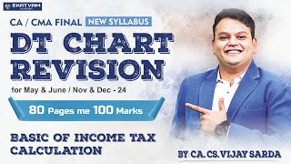 DT Chart Revision | Tax Calculation | CA Final & CMA Final | DT Marathon #cafinaldt #dt #vijaysarda