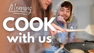 Let's Make Chia Pudding Pancakes * Saturday Morning Cooking Vlog *