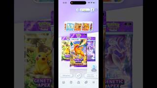 Opening a pack on Pokémon TCGP #pokemon #pokemontcgpocket #pokemononline #pokemoncards #pokémon #yes