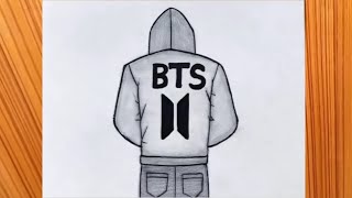 BTS boy drawing | easy BTS boy drawing | BTS army drawing