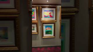 Art hall on the cruise ship