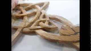 Carving Celtic Love Spoons January 2014