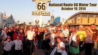 Route 66 National Motor Tour at Santa Monica Pier October 19 201