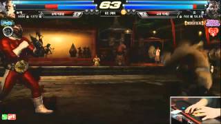 Tekken Strike Noonmae (Jinpachi/Wang) vs Moq (A. King/Bob)