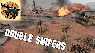 DOUBLE SNIPER Company of Heroes 3 UKF 2v2 Gameplay