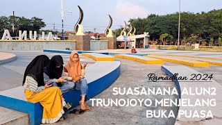 Rame Banget Suasana Ngebuburit di Alun2 Trunojoyo Sampang ~ Ramadhan 2024