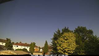 Day timelapse 17th July 2021, Cloudless, London