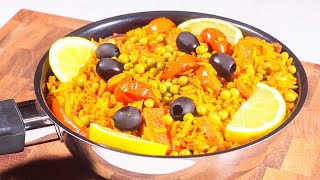 Das GESÜNDESTE Vegane Paella Rezept 😋🥘 Original spanische Paella im Handumdrehen selber machen!