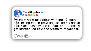 Pt2/ My mom went no contact with me 12 years ago, telling me I’d grow up …#reddit #shorts #viral