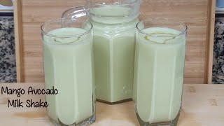 Mango Avocado Milkshake Healthy and refreshing just give it a try