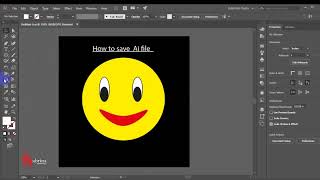 How to Save Ai file and Export JPEG file in Illustrator.#adobeillustrator #shorts #onlineearning