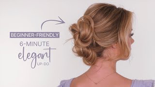 Beginner-Friendly 6-Minute ELEGANT Up-Do Hairstyle | Shonagh Scott