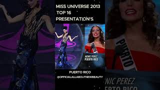 Miss Universe 2013 Top 16 Presentation's.. #missuniverse #allaboutnewbeauty