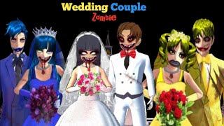 Wedding Couples Zombie ( Yuta Mio) 😱 | SAKURA School Simulator Horror Drama 👺