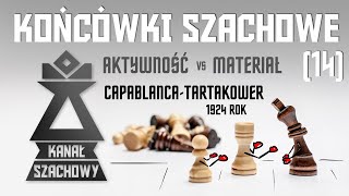 Szachy. Końcówki (14) Capablanca – Tartakower 1924.