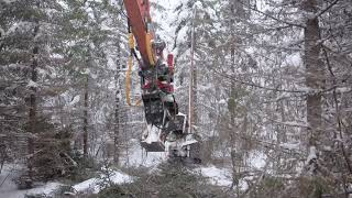 TMK 300 with Loader Extension at work in Finnish forest