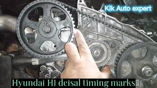 #hyundai H1 #deisel timing marks H1 deisal 2001 to 2008 timing belt timing marks #timing H1