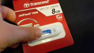 Transcend JetFlash 790W Memory Flash Drive 8GB USB 3.1 Gen 1