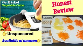 Wet Basket Vegetable Cutter👉Review |Rotating/Strainer Basket| Easy Method to Grate, Slice vegetables