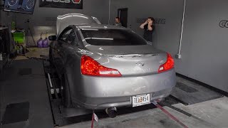 Infiniti G37s screaming on the dyno | Z1 headers & Tomei catback exhaust