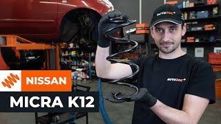 Как заменить пружины передней подвески на NISSAN MICRA K12 [ВИДЕОУРОК AUTODOC]