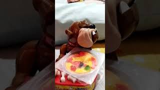 Wow gummy pizza for grumpy dog 🐶 #shorts #asmr #best #trendy #grumpydog